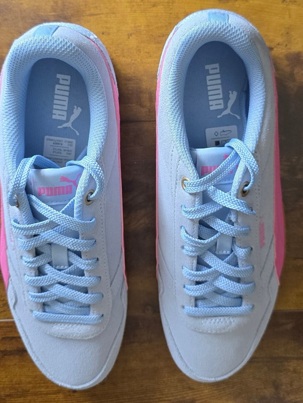 Puma Bella Donna SD Sneakers – Blue/Pink – Size 9.5 (NEW, Never Worn)